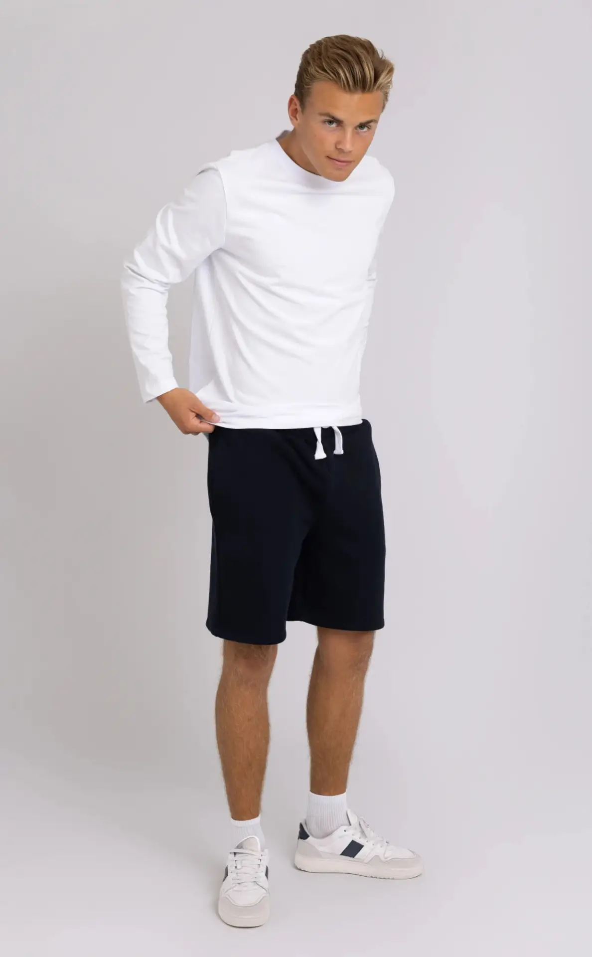 herre shorts marine foran